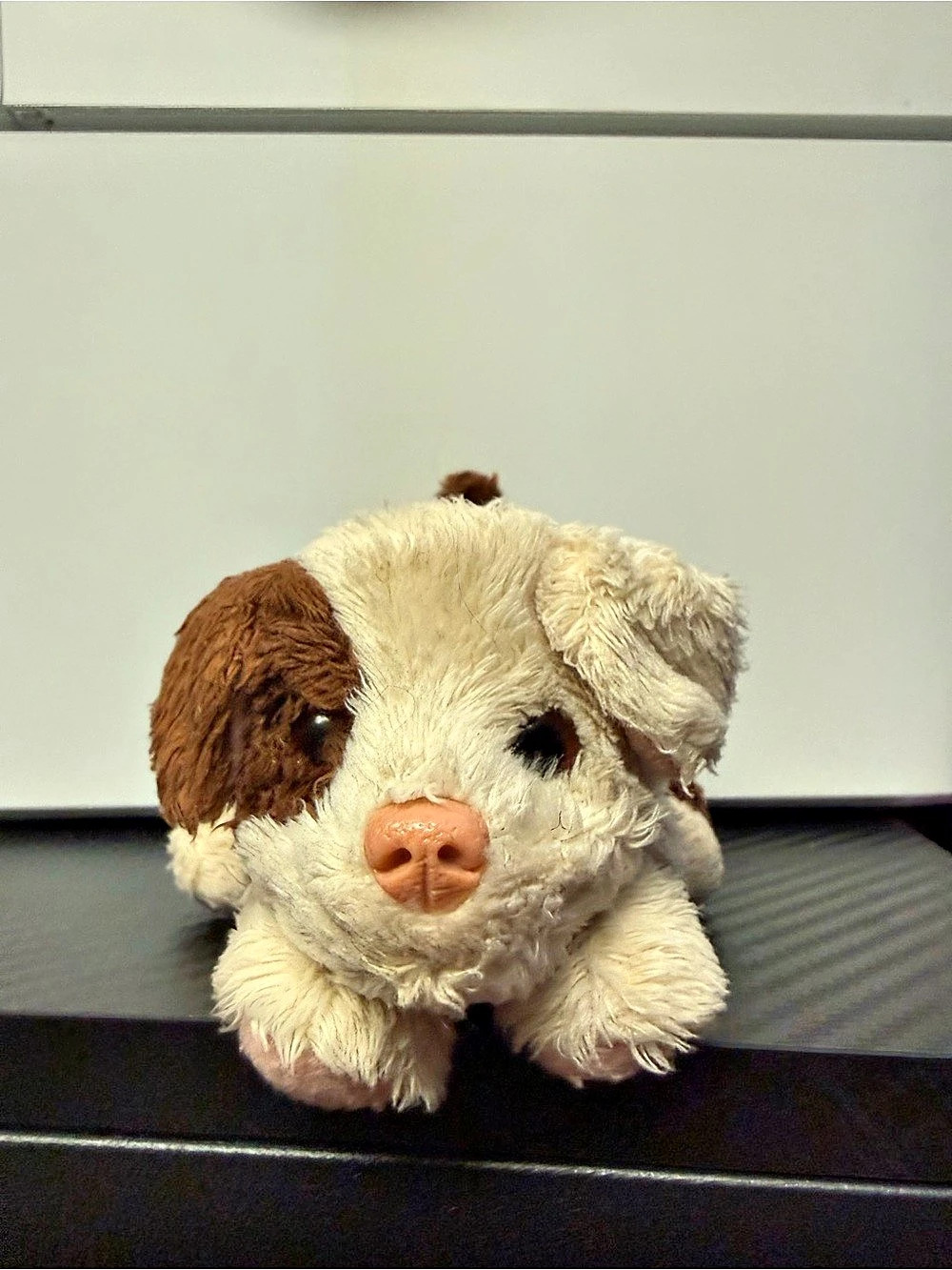 2009 FurReal Friends Snuggimals Puppy Plush Dog Hasbro Brown White